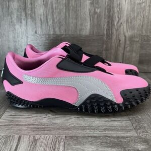 Puma Mostro Sneakers Women 6 Pink Black Mesh Spiked Sole NEW 403571-15